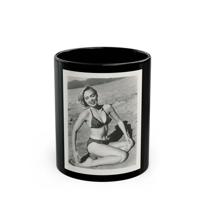 Yvette Vickers #18 (Vintage Female Icon) Black Coffee Mug-11oz-Go Mug Yourself