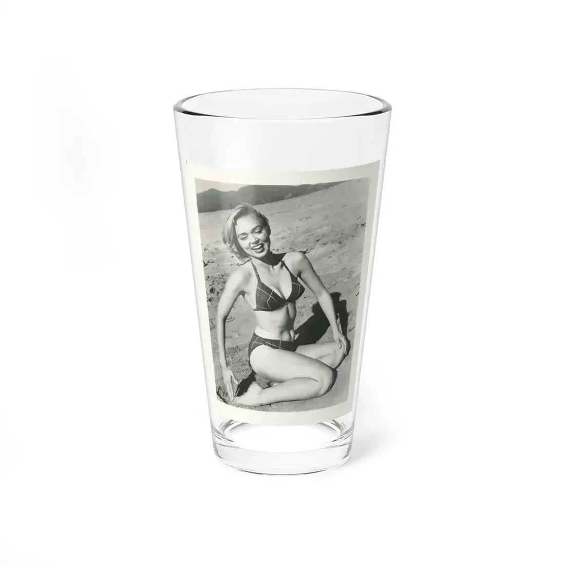 Yvette Vickers #18 (Vintage Female Icon) Pint Glass 16oz 16oz - Go Mug Yourself