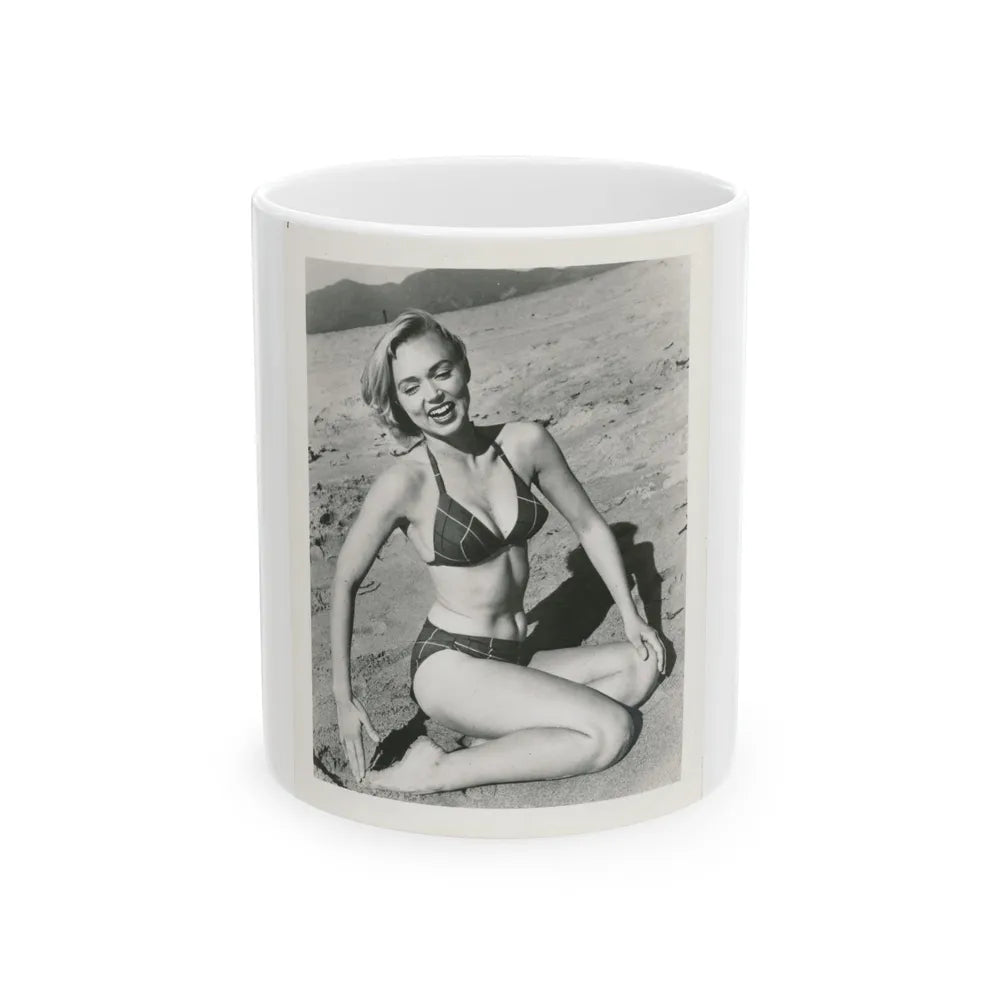 Yvette Vickers #18 (Vintage Female Icon) White Coffee Mug-11oz-Go Mug Yourself