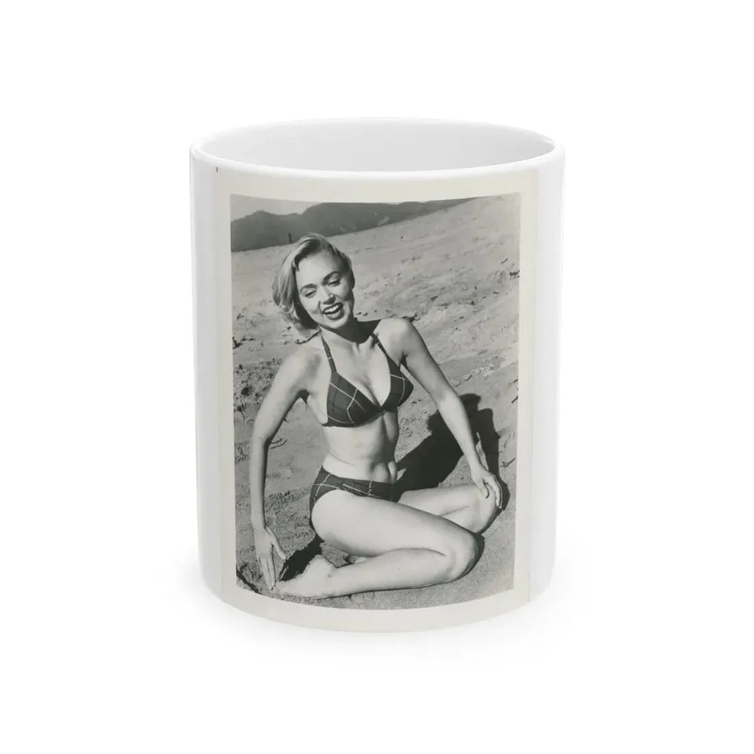 Yvette Vickers #18 (Vintage Female Icon) White Coffee Mug 11oz - Go Mug Yourself