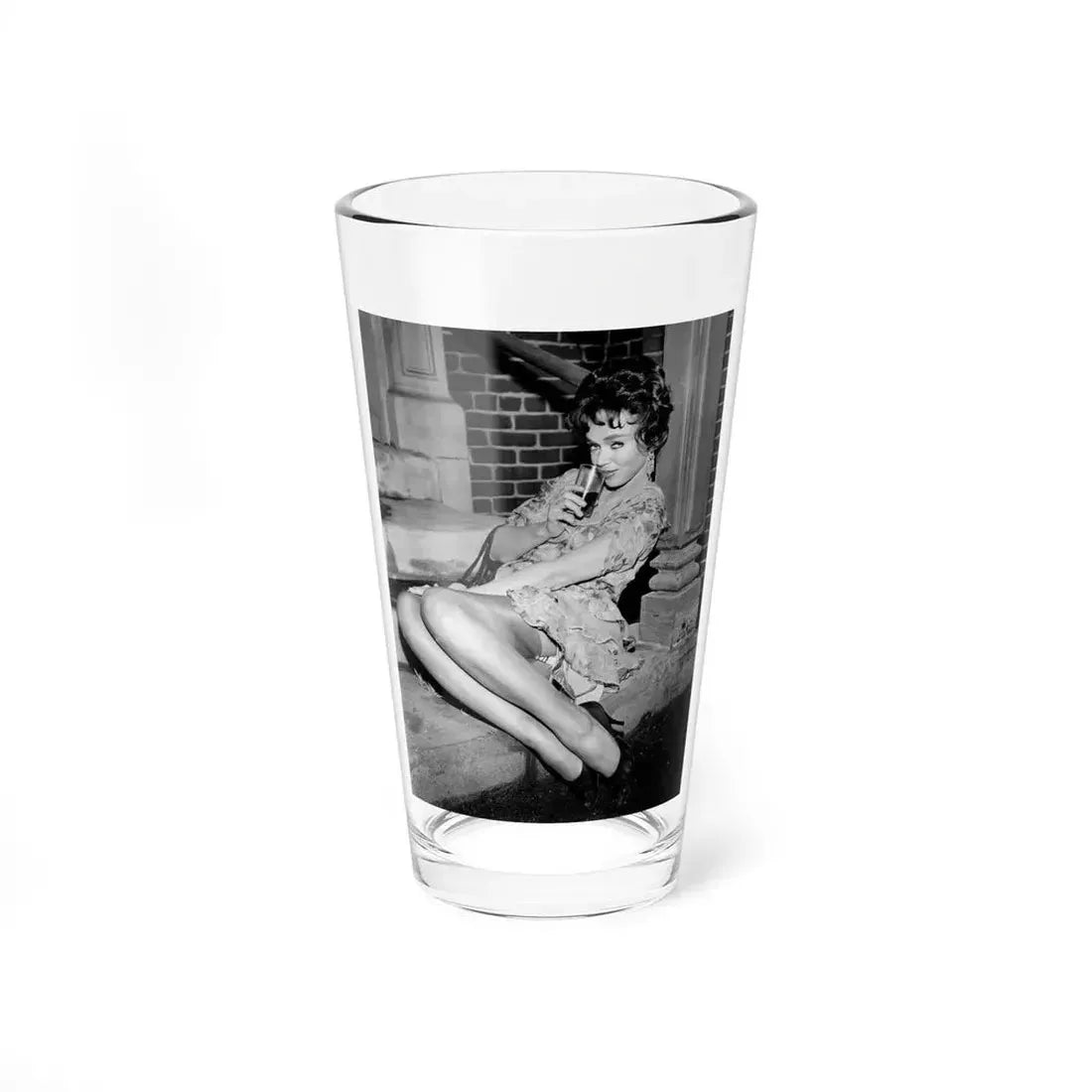 Yvette Vickers #20 (Vintage Female Icon) Pint Glass 16oz 16oz - Go Mug Yourself