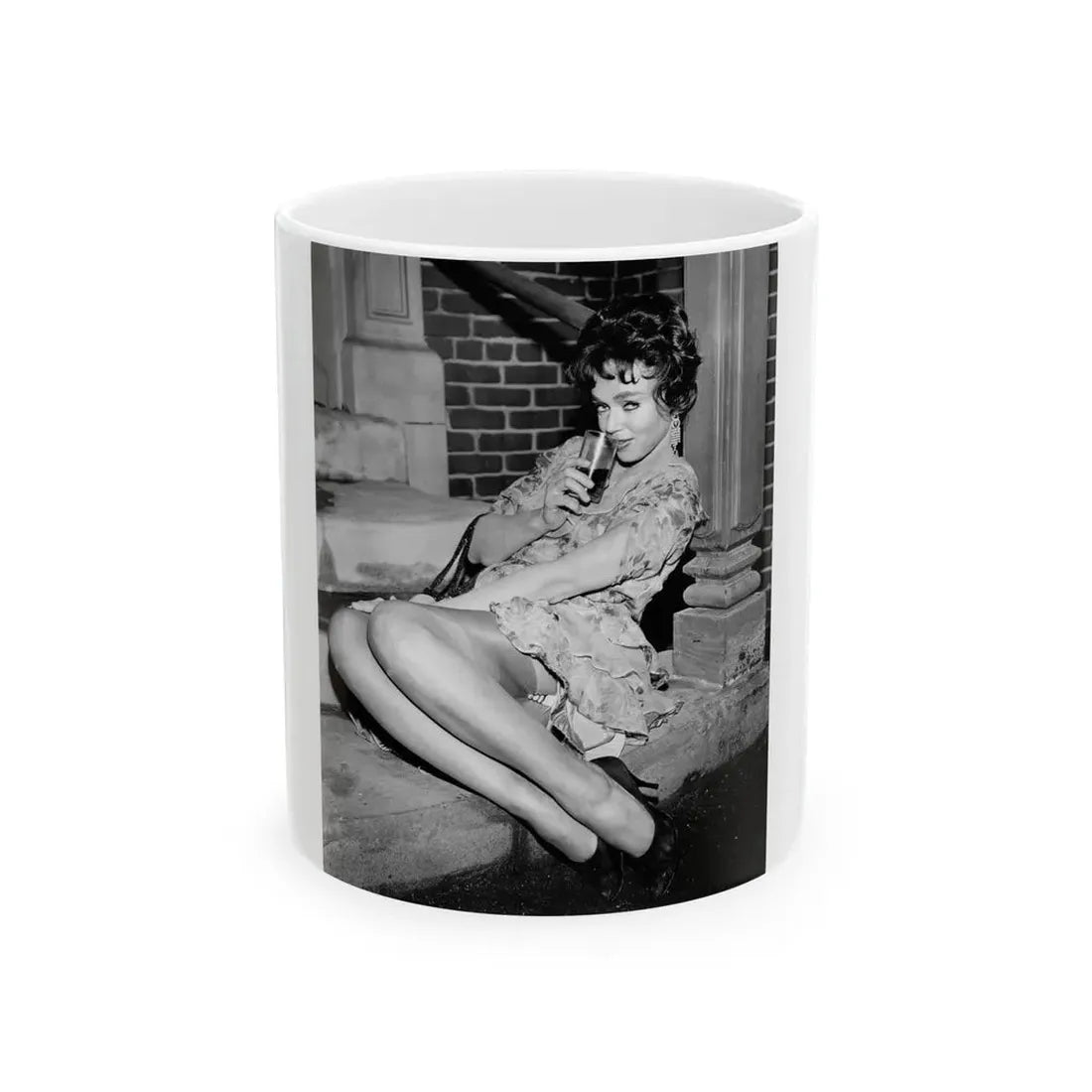 Yvette Vickers #20 (Vintage Female Icon) White Coffee Mug 11oz - Go Mug Yourself