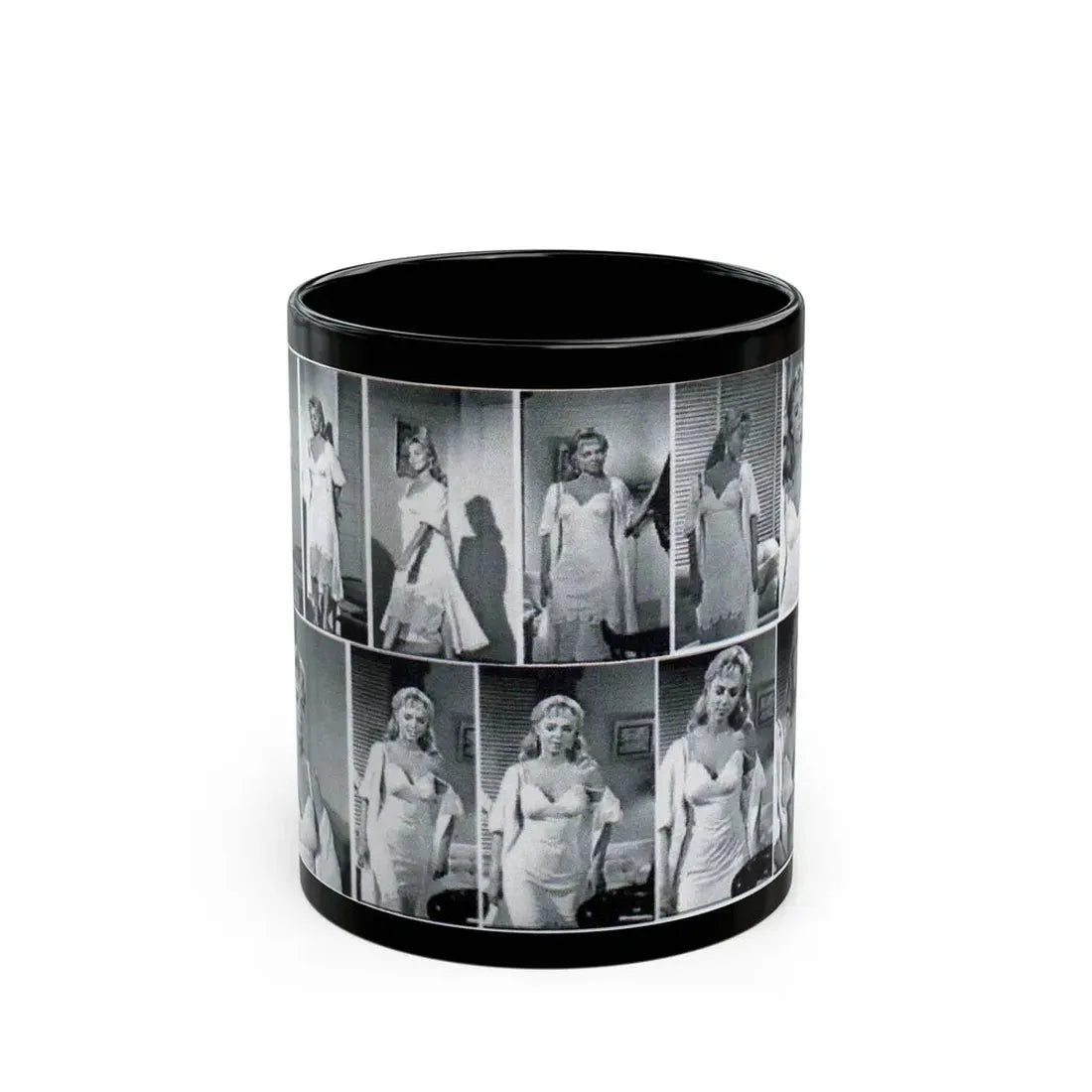 Yvette Vickers #21 (Vintage Female Icon) Black Coffee Mug 11oz - Go Mug Yourself