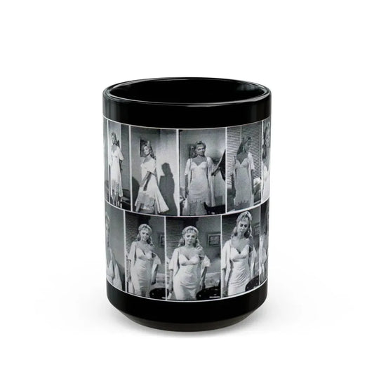 Yvette Vickers #21 (Vintage Female Icon) Black Coffee Mug 15oz - Go Mug Yourself