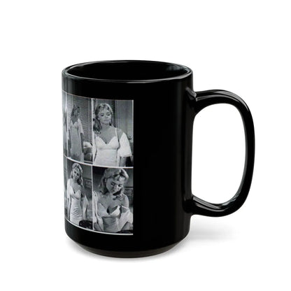 Yvette Vickers #21 (Vintage Female Icon) Black Coffee Mug-Go Mug Yourself