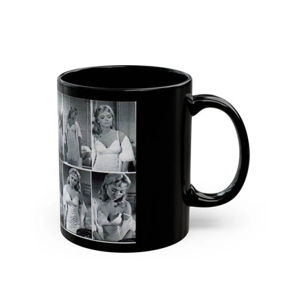 Yvette Vickers #21 (Vintage Female Icon) Black Coffee Mug-Go Mug Yourself