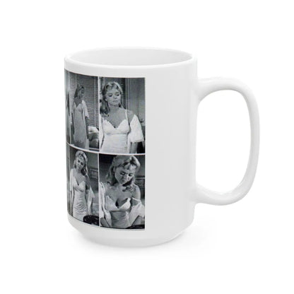 Yvette Vickers #21 (Vintage Female Icon) White Coffee Mug-Go Mug Yourself