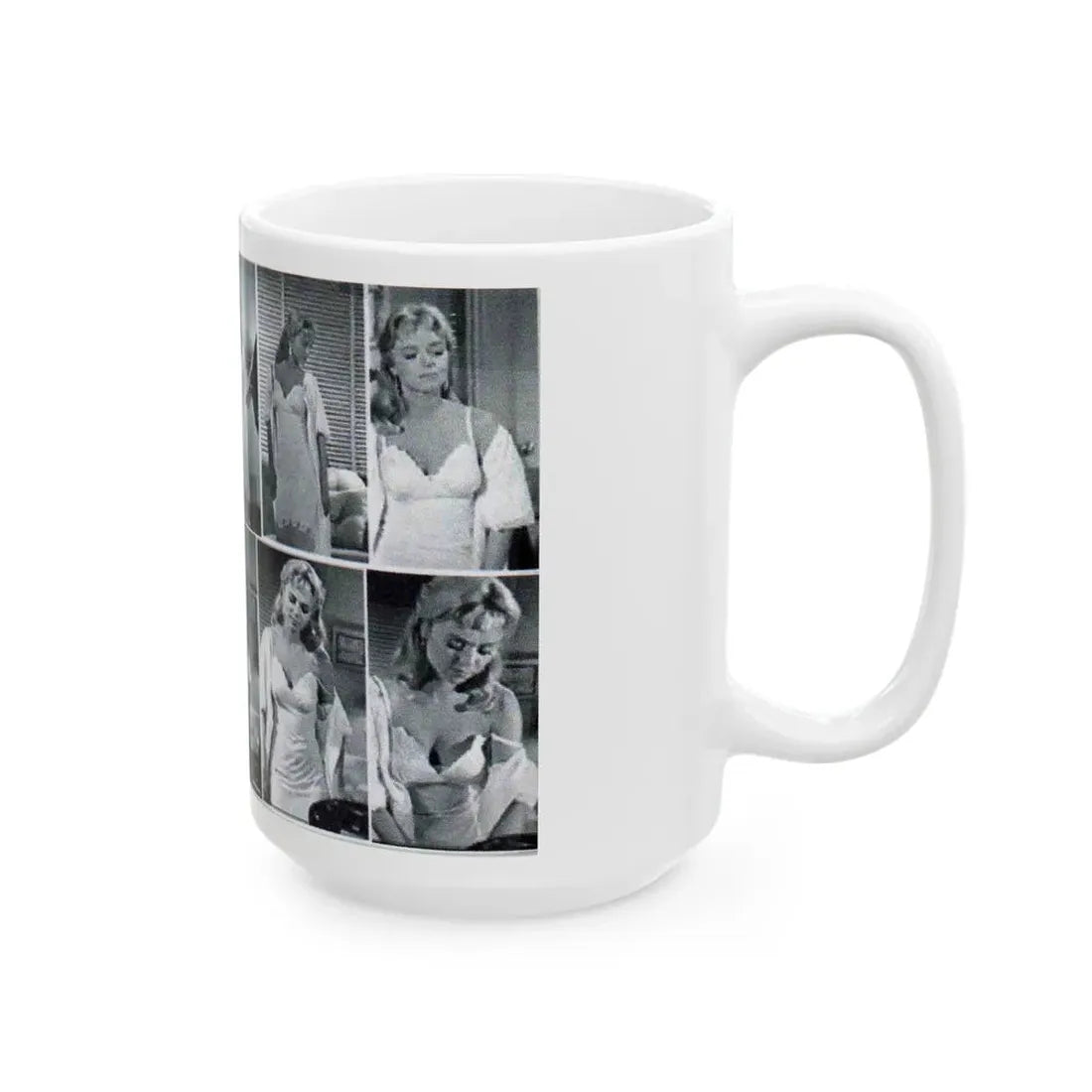Yvette Vickers #21 (Vintage Female Icon) White Coffee Mug - Go Mug Yourself