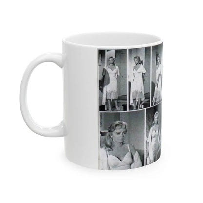 Yvette Vickers #21 (Vintage Female Icon) White Coffee Mug-Go Mug Yourself