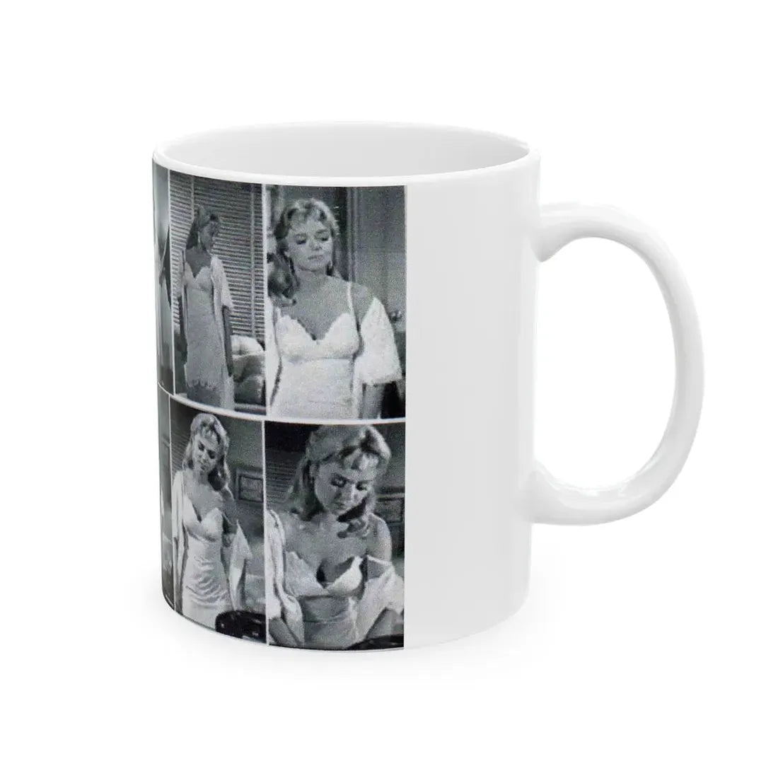 Yvette Vickers #21 (Vintage Female Icon) White Coffee Mug - Go Mug Yourself
