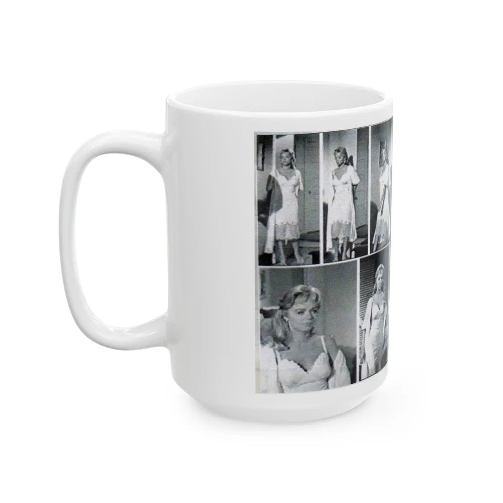 Yvette Vickers #21 (Vintage Female Icon) White Coffee Mug-Go Mug Yourself