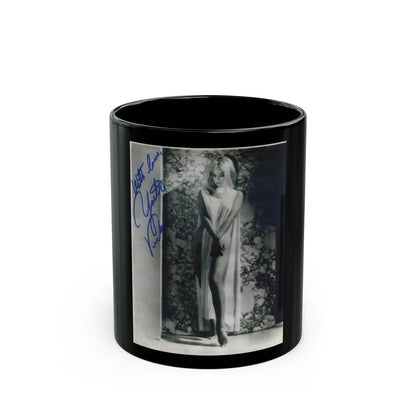 Yvette Vickers #22 (Vintage Female Icon) Black Coffee Mug-11oz-Go Mug Yourself