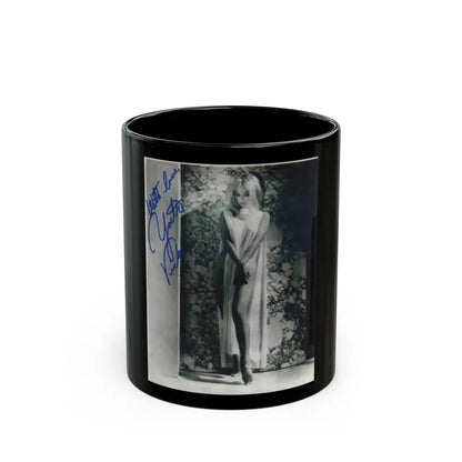Yvette Vickers #22 (Vintage Female Icon) Black Coffee Mug 11oz - Go Mug Yourself