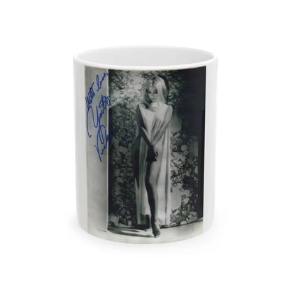 Yvette Vickers #22 (Vintage Female Icon) White Coffee Mug-11oz-Go Mug Yourself