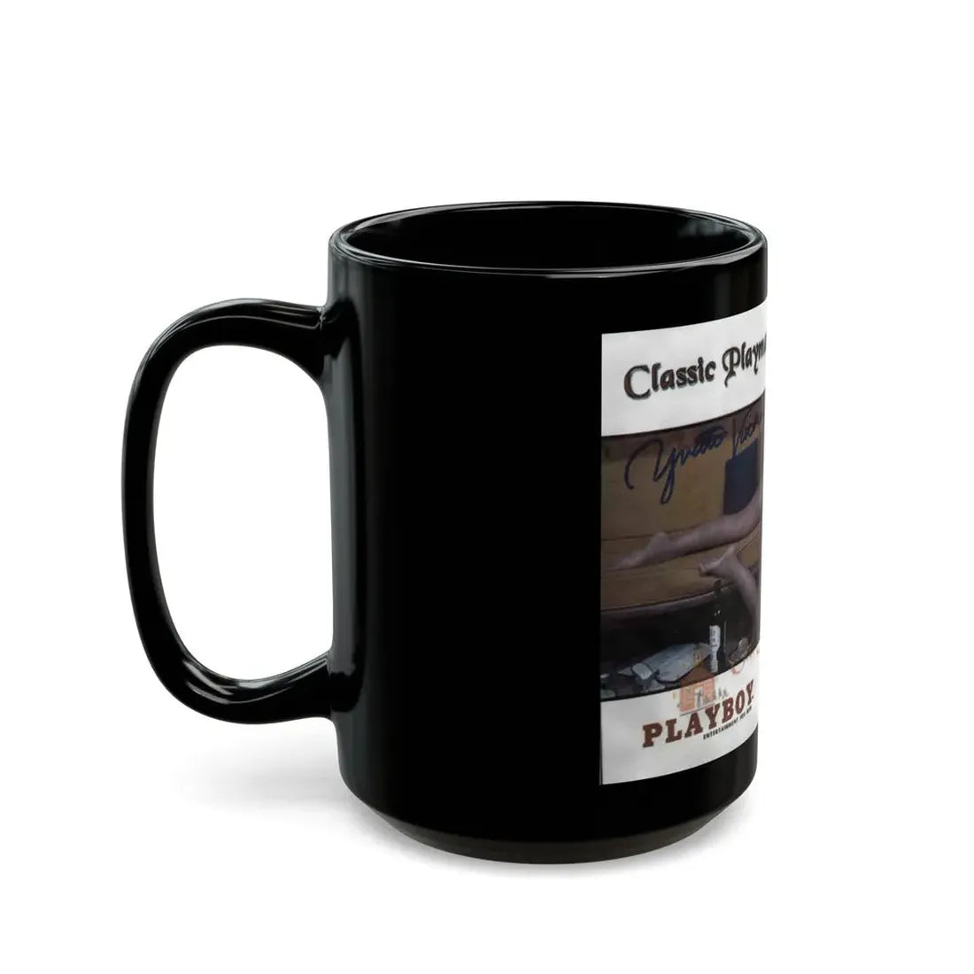 Yvette Vickers #23 (Vintage Female Icon) Black Coffee Mug - Go Mug Yourself