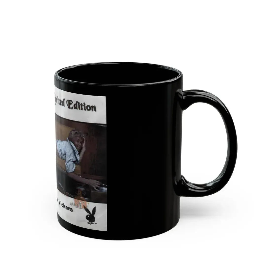 Yvette Vickers #23 (Vintage Female Icon) Black Coffee Mug - Go Mug Yourself