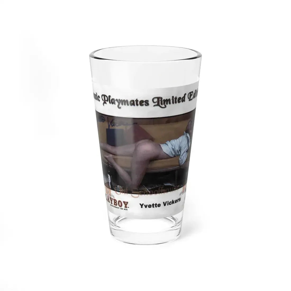 Yvette Vickers #23 (Vintage Female Icon) Pint Glass 16oz 16oz - Go Mug Yourself