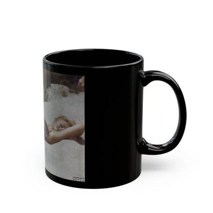 Yvette Vickers #27 (Vintage Female Icon) Black Coffee Mug-Go Mug Yourself