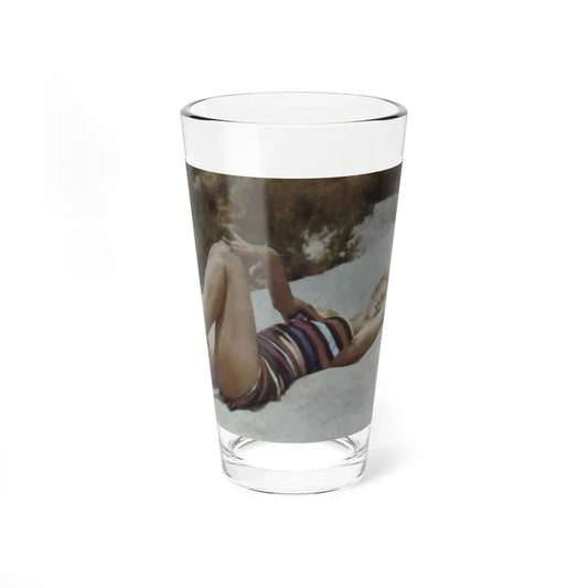 Yvette Vickers #27 (Vintage Female Icon) Pint Glass 16oz 16oz - Go Mug Yourself