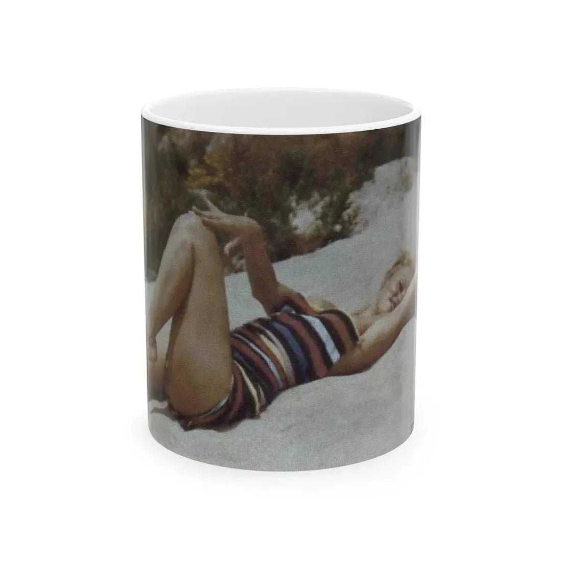 Yvette Vickers #27 (Vintage Female Icon) White Coffee Mug 11oz - Go Mug Yourself