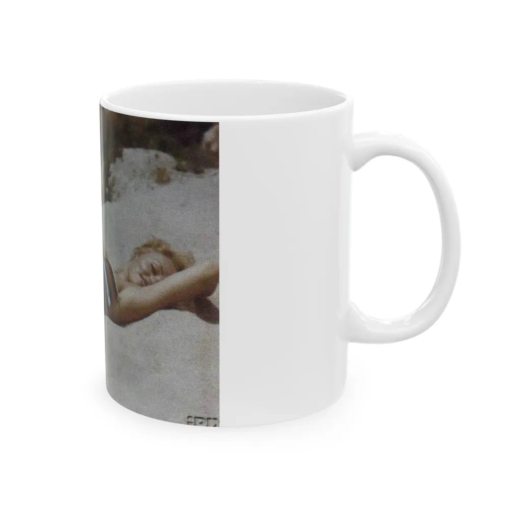 Yvette Vickers #27 (Vintage Female Icon) White Coffee Mug-Go Mug Yourself