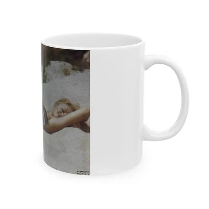 Yvette Vickers #27 (Vintage Female Icon) White Coffee Mug - Go Mug Yourself