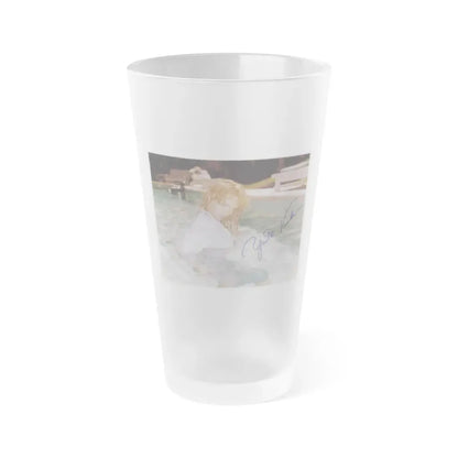 Yvette Vickers #28 (Vintage Female Icon) Frosted Pint Glass 16oz 16oz Frosted - Go Mug Yourself