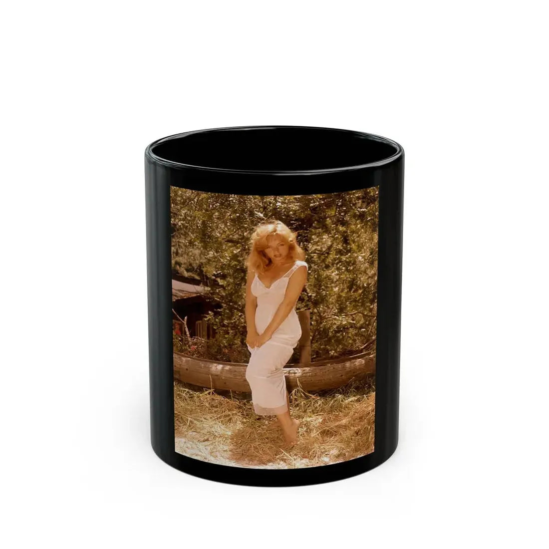 Yvette Vickers #36 (Vintage Female Icon) Black Coffee Mug 11oz - Go Mug Yourself
