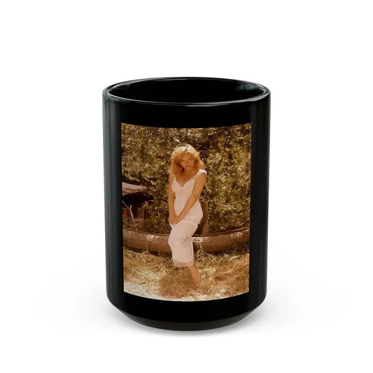 Yvette Vickers #36 (Vintage Female Icon) Black Coffee Mug 15oz - Go Mug Yourself