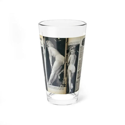 Yvette Vickers #38 (Vintage Female Icon) Pint Glass 16oz 16oz - Go Mug Yourself