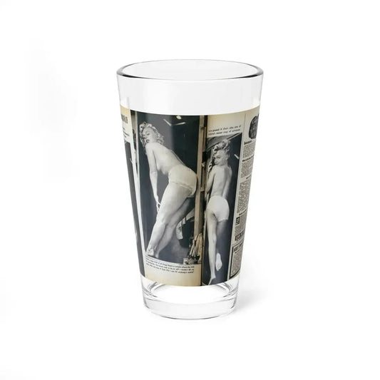 Yvette Vickers #38 (Vintage Female Icon) Pint Glass 16oz 16oz - Go Mug Yourself
