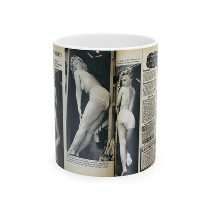 Yvette Vickers #38 (Vintage Female Icon) White Coffee Mug 11oz - Go Mug Yourself