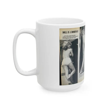 Yvette Vickers #38 (Vintage Female Icon) White Coffee Mug - Go Mug Yourself