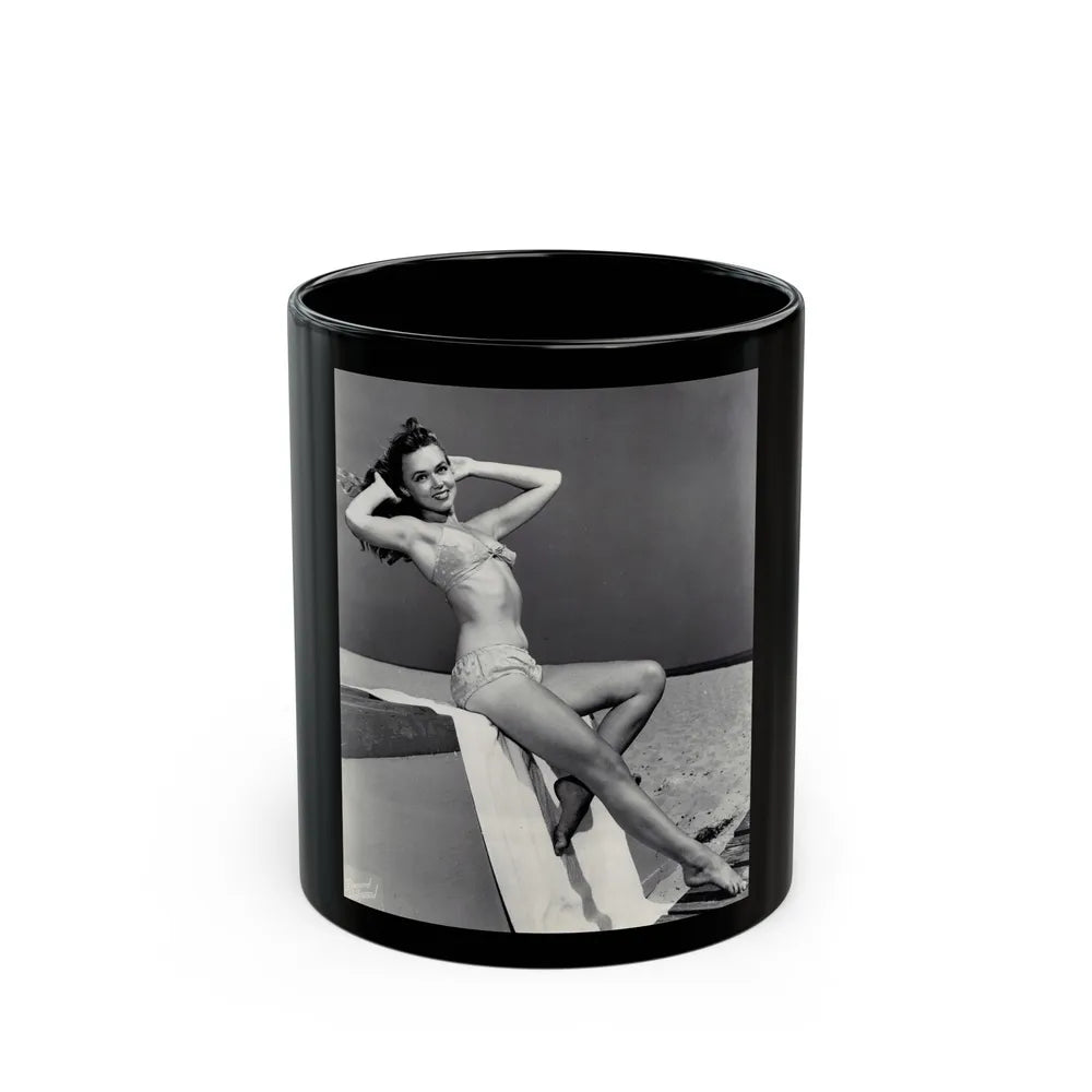 Yvette Vickers #40 (Vintage Female Icon) Black Coffee Mug-11oz-Go Mug Yourself