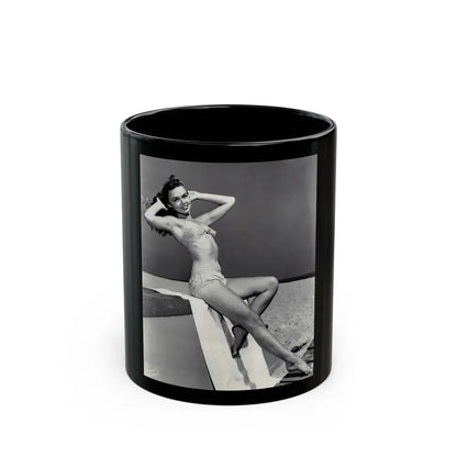 Yvette Vickers #40 (Vintage Female Icon) Black Coffee Mug 11oz - Go Mug Yourself