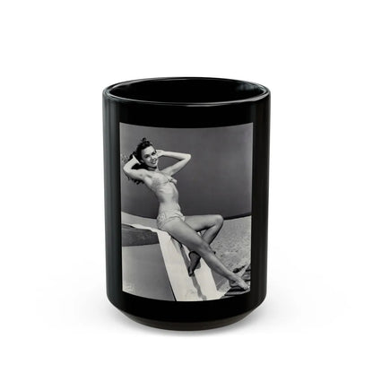 Yvette Vickers #40 (Vintage Female Icon) Black Coffee Mug-15oz-Go Mug Yourself