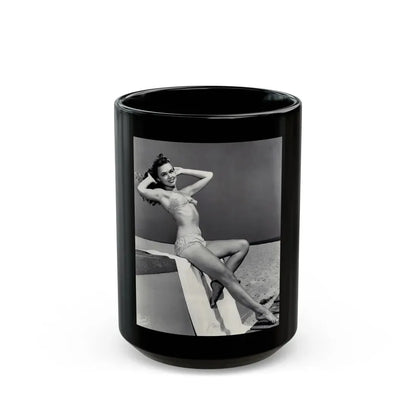 Yvette Vickers #40 (Vintage Female Icon) Black Coffee Mug 15oz - Go Mug Yourself