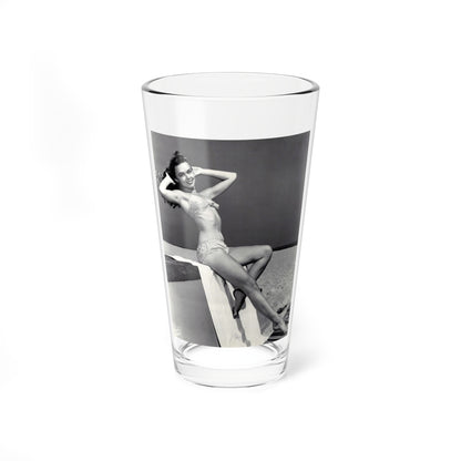 Yvette Vickers #40 (Vintage Female Icon) Pint Glass 16oz-16oz-Go Mug Yourself