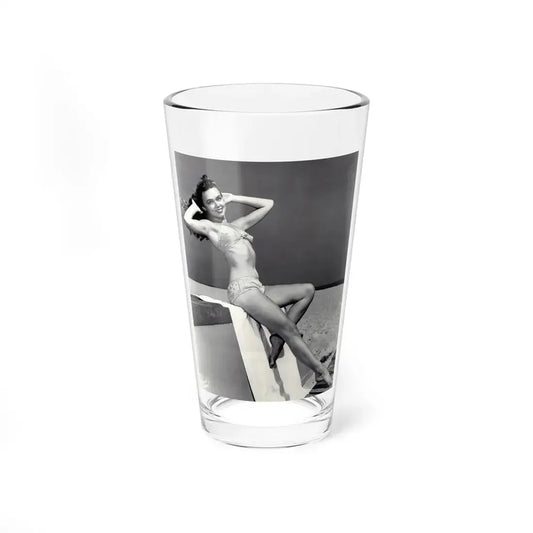 Yvette Vickers #40 (Vintage Female Icon) Pint Glass 16oz 16oz - Go Mug Yourself