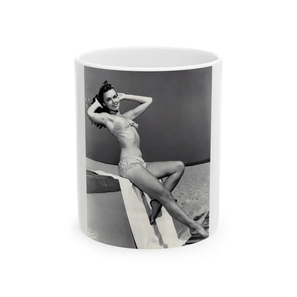 Yvette Vickers #40 (Vintage Female Icon) White Coffee Mug-11oz-Go Mug Yourself