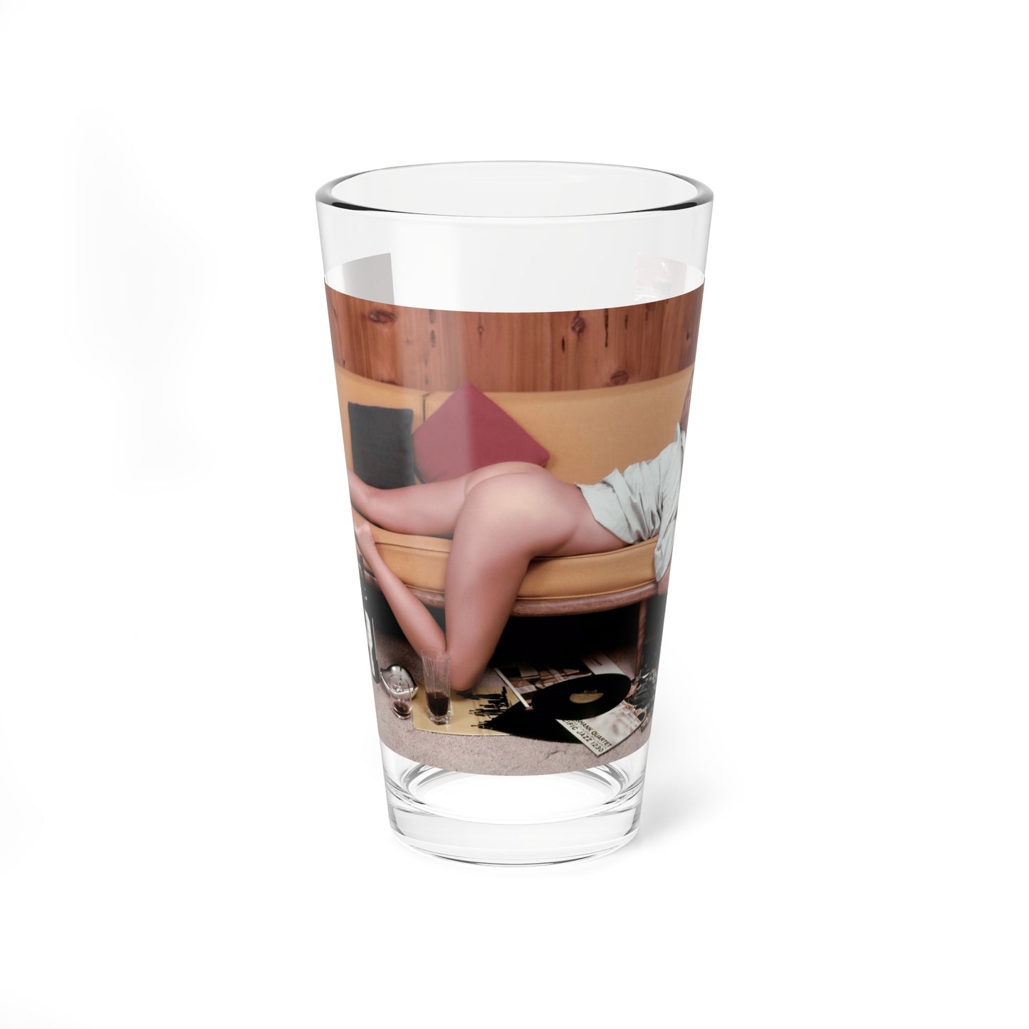 Yvette Vickers #45 - Playboy 1959 Photo (Vintage Female Icon) Pint Glass 16oz-16oz-Go Mug Yourself