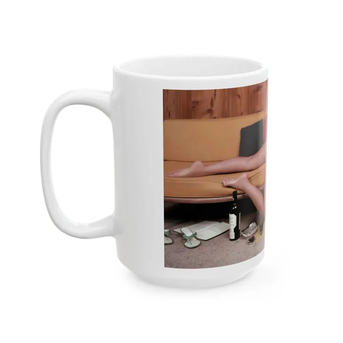 Yvette Vickers #45 - Playboy 1959 Photo (Vintage Female Icon) White Coffee Mug - Go Mug Yourself