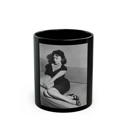 Yvette Vickers #56 (Vintage Female Icon) Black Coffee Mug 11oz - Go Mug Yourself