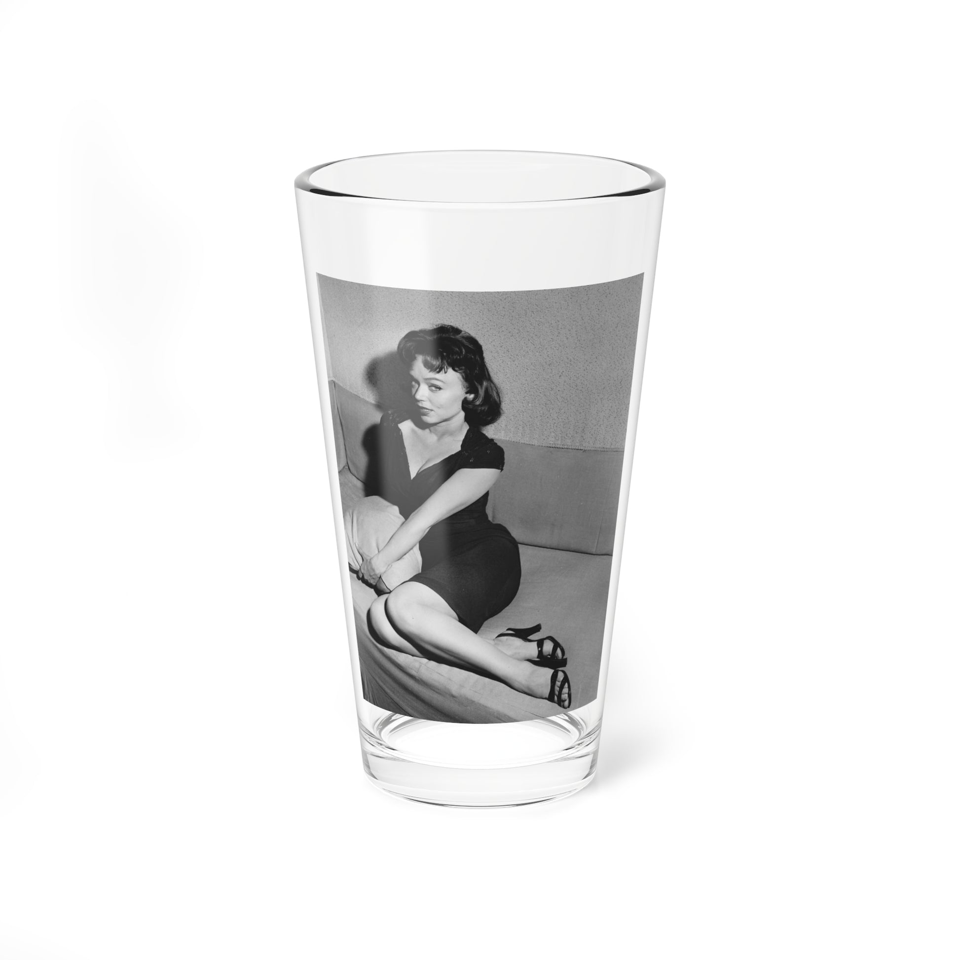 Yvette Vickers #56 (Vintage Female Icon) Pint Glass 16oz-16oz-Go Mug Yourself