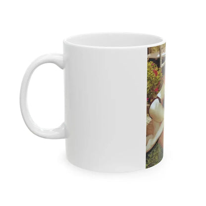 Yvette Vickers #59 (Vintage Female Icon) White Coffee Mug - Go Mug Yourself