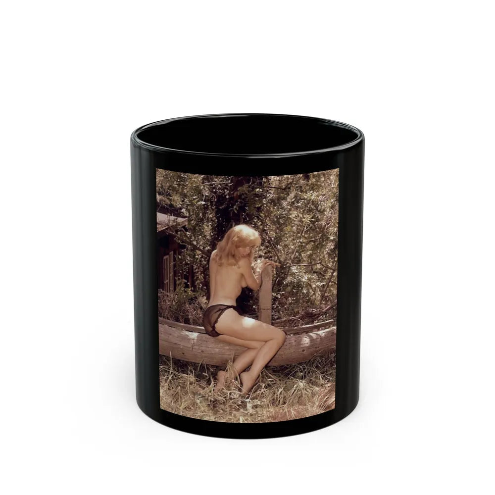 Yvette Vickers #60 (Vintage Female Icon) Black Coffee Mug-11oz-Go Mug Yourself