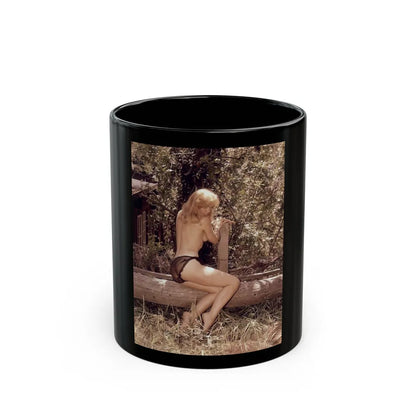 Yvette Vickers #60 (Vintage Female Icon) Black Coffee Mug-11oz-Go Mug Yourself