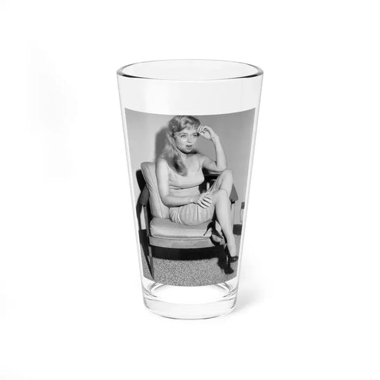 Yvette Vickers #61 (Vintage Female Icon) Pint Glass 16oz 16oz - Go Mug Yourself