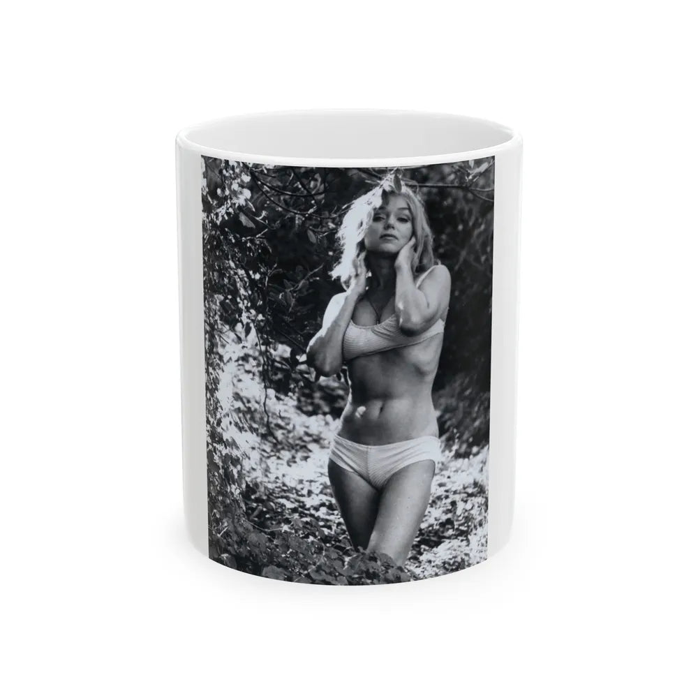 Yvette Vickers #62 (Vintage Female Icon) White Coffee Mug-11oz-Go Mug Yourself