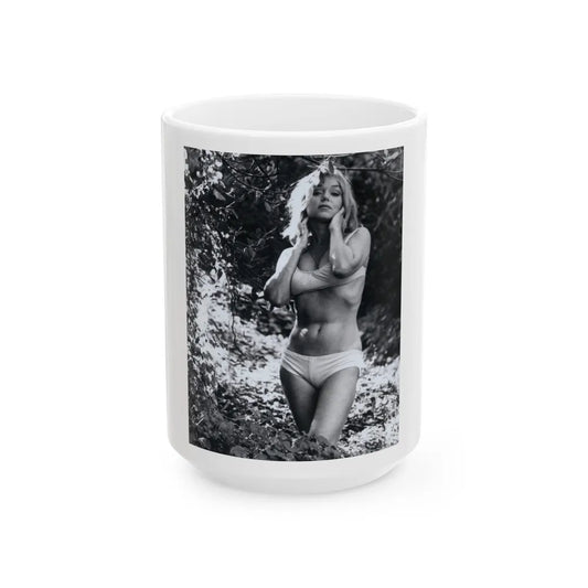 Yvette Vickers #62 (Vintage Female Icon) White Coffee Mug-15oz-Go Mug Yourself